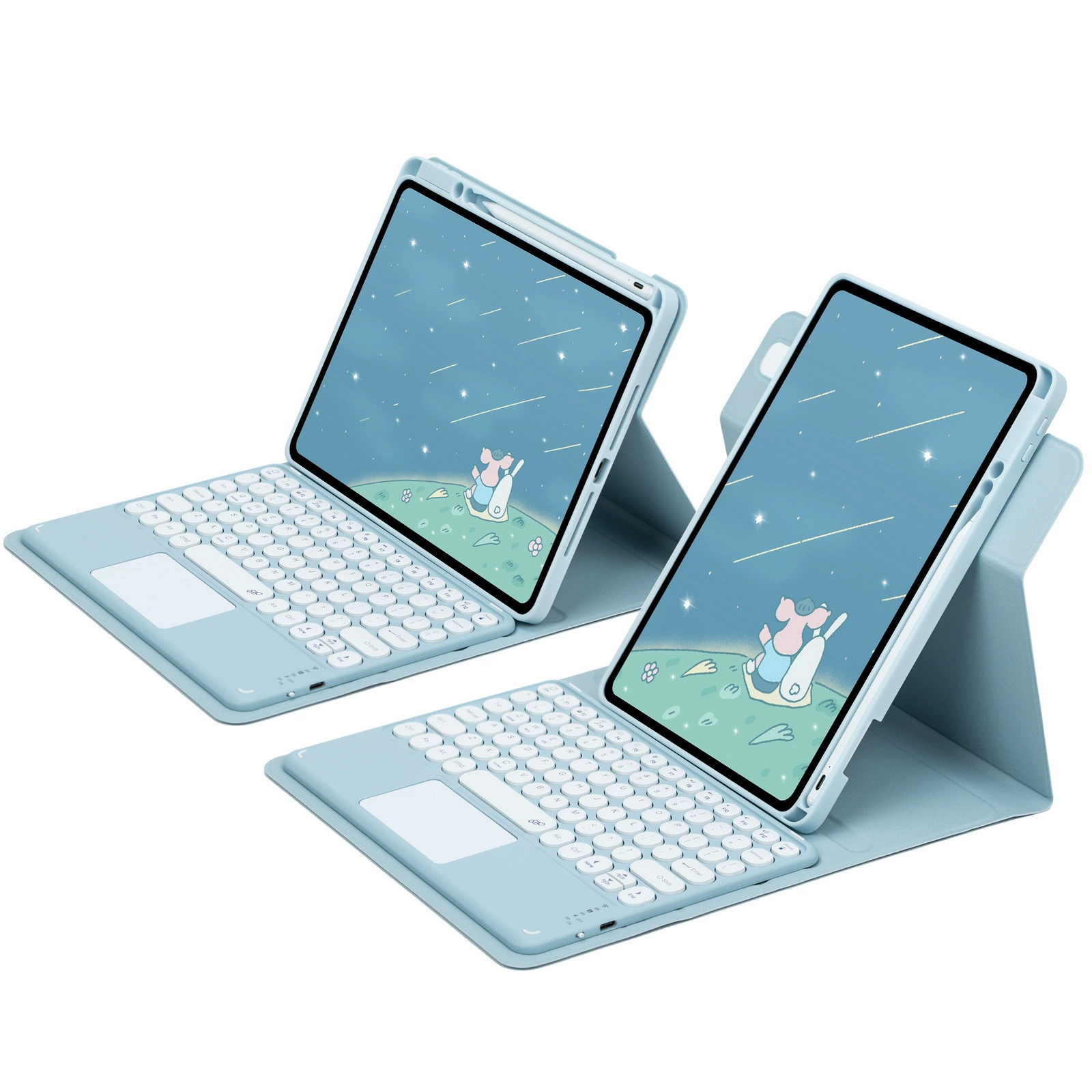 Compatible tablet protective case, keyboard, 10.2 inch, bluetooth