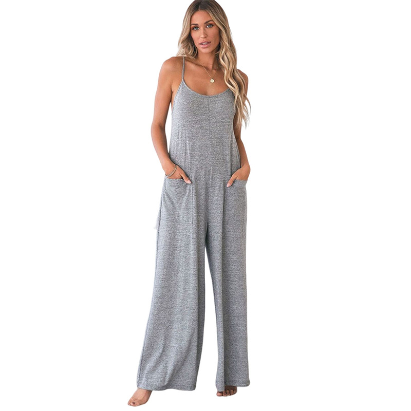 Shiying mono casual de las mujeres europeas y americanas verano nuevo estilo pantalones estilo simple correa suelta mono de las mujeres