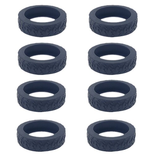 Replacement wheel rubber sleeve handle case protector set for suitcase, silent wheel kit, swivel wheel rubber ring