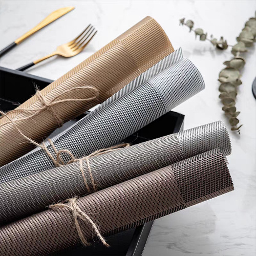 Table Mat Tesslin Home Tableware High-end Feel Insulating Mat Dining Table Mat Nordic INS Light Luxury Washable Dropshipping