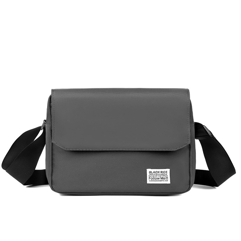 One-Shoulder Men’s Shoulder Bag, Japanese/Korean Style, Spacious 21×33×3 cm