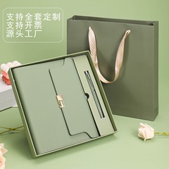 三つ折りバインダーは、高颜値ノートボックスセットのビジネスオフィスを取り外して、内ページにロゴを印刷することができます