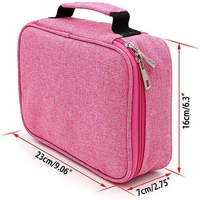 Estuche para lápices transfronterizo Estuche para lápices a prueba de agua caliente Amazon Estuche para lápices de dibujo de gran capacidad de 72 colores Papelería Bolso de arte para estudiantes