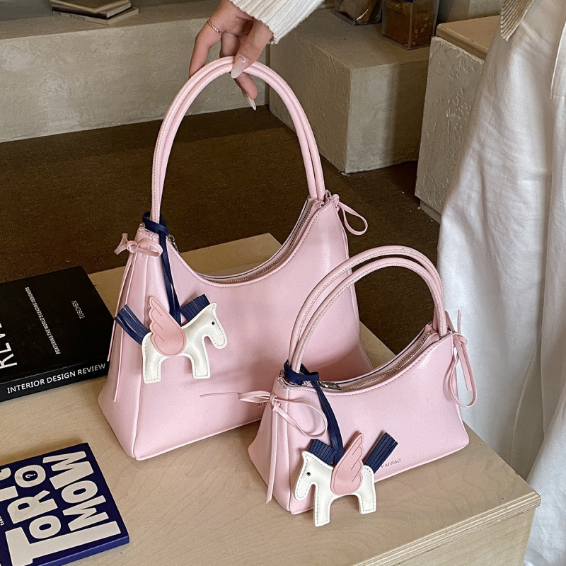 Qadın üçün minimal çiyin və çarpaz çanta, gündəlik tote modeli