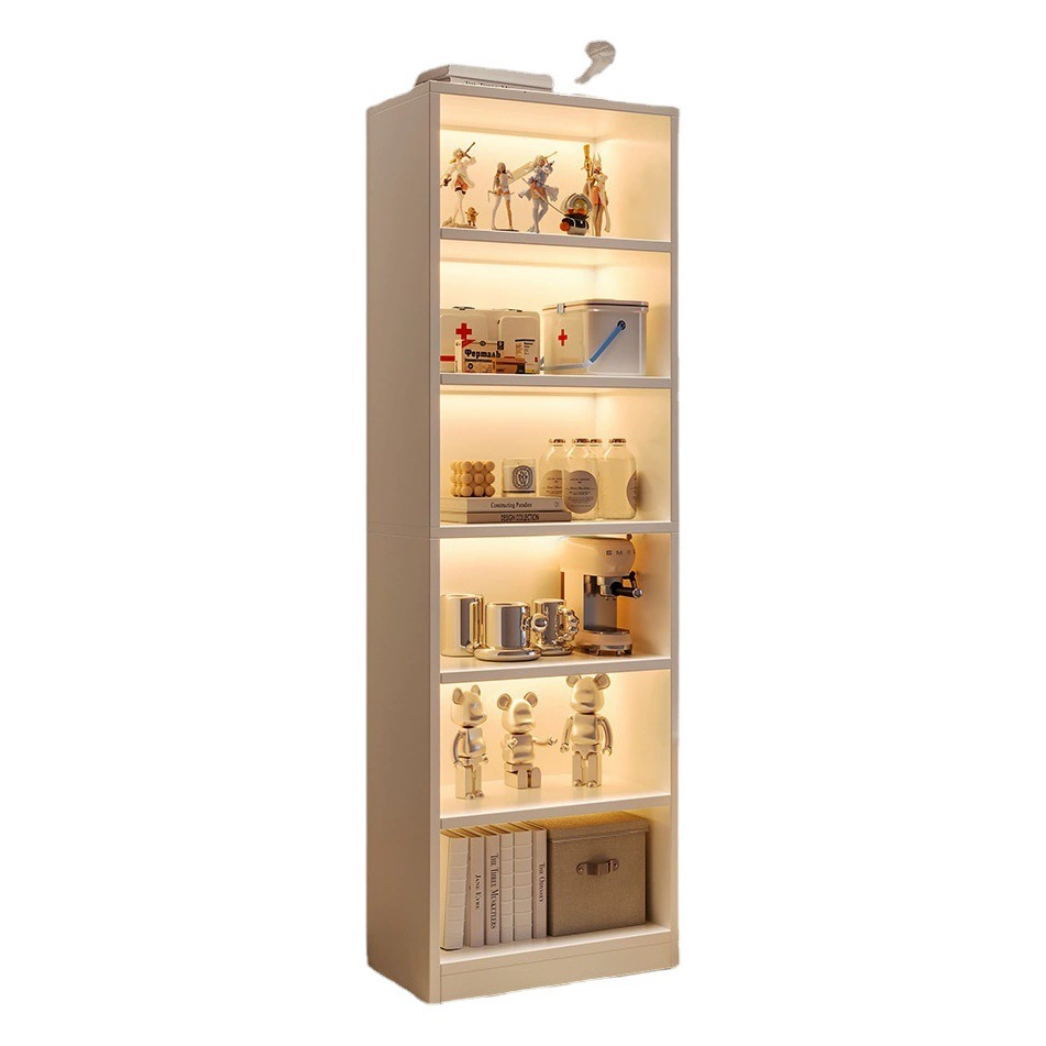 Шкаф для телевизора Стеллаж для хранения Бытовая книжная полка Простой напольный проход для хранения Шкаф для гостиной Многослойный Угловой книжный шкаф