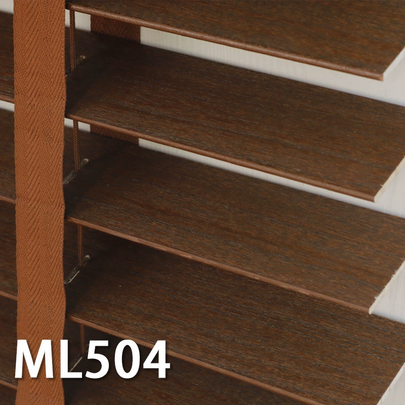 Basswood Solid Wood Blinds (Fugelin) — 5 cm Slats, Custom Width & Height