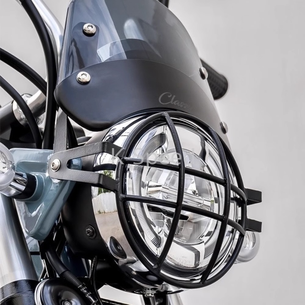 Suitable for Honda Dax125 Monkey125 Ct125 Modified Headlight Cover, Headlight Guard Bracket, Headlight Net