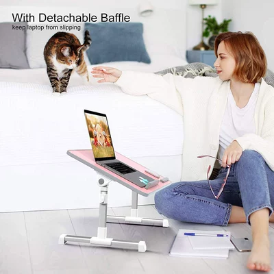 Car-Mounted Folding Small Table, Car table board - car-table-standard-version-pink
