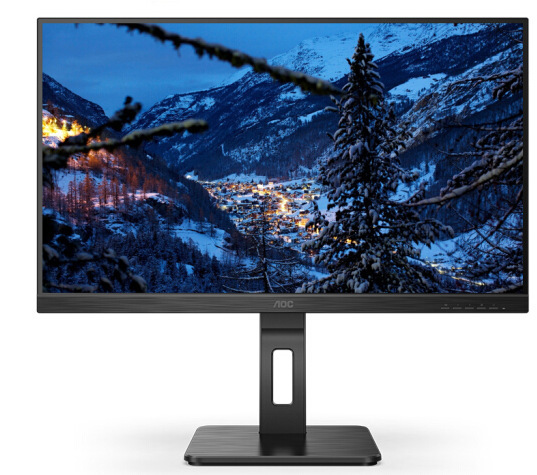AOC computer monitor 23.8-inch full HD IPS narrow frame non-flashing office display 24P2U