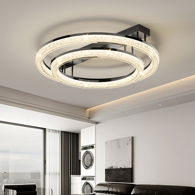 Italiano minimalista diseño de lámpara de techo de sala de estar nubes lujosas lujosas sensación de alto espectro de protección de los ojos lámpara de habitación principal