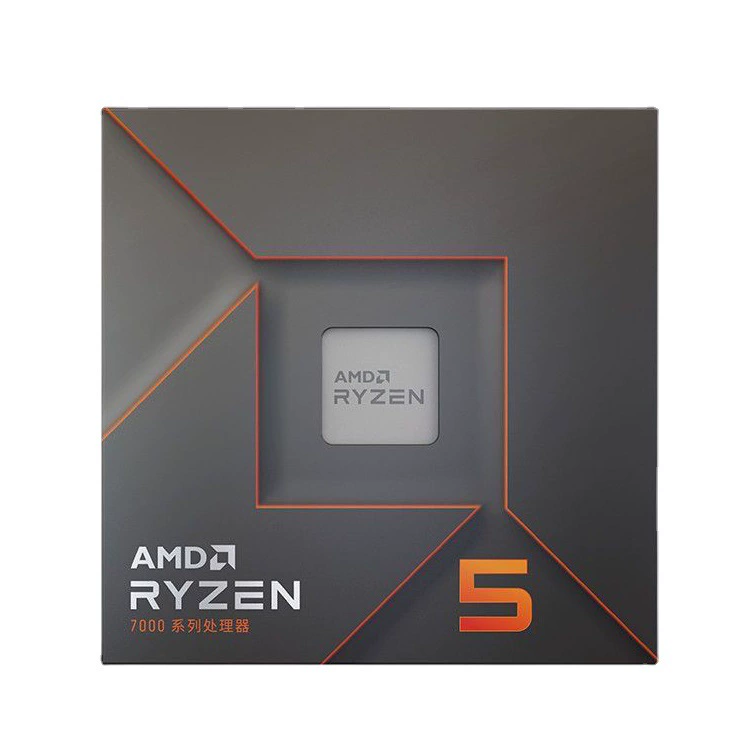 Процессор AMD Ryzen 7, серия 7000, сокет AM5, R5 7500F, новый без упаковки (loose box)