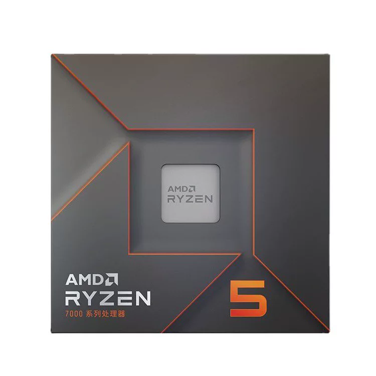 Процессор AMD Ryzen 7, серия 7000, сокет AM5, R5 7500F, новый без упаковки (loose box)