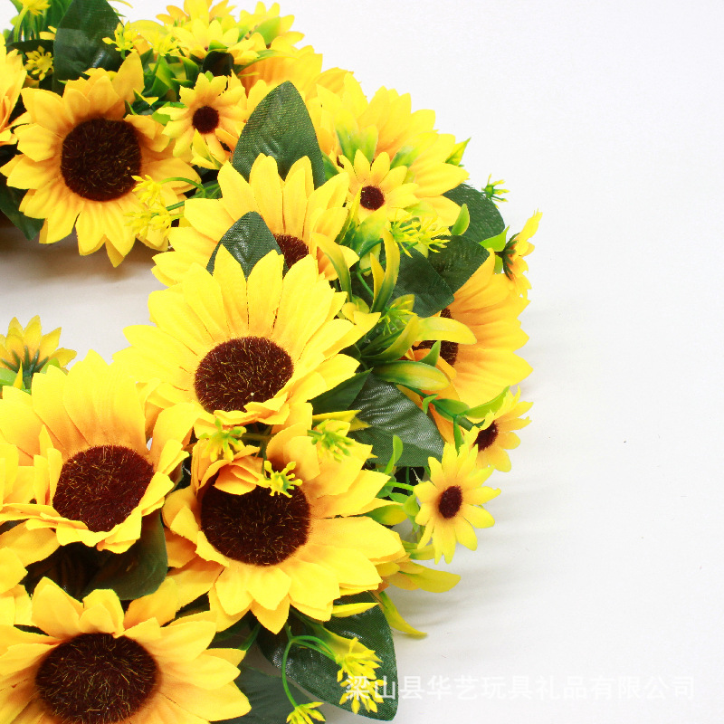 壁挂花环023 向日葵