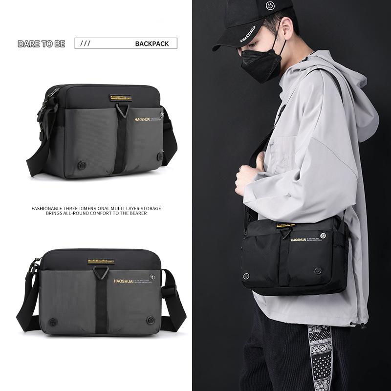 Bolso de mensajero transfronterizo de los nuevos hombres bolsa de hombro de los deportes al aire libre bolso de los hombres ocasionales de la moda simple Maletín de negocios