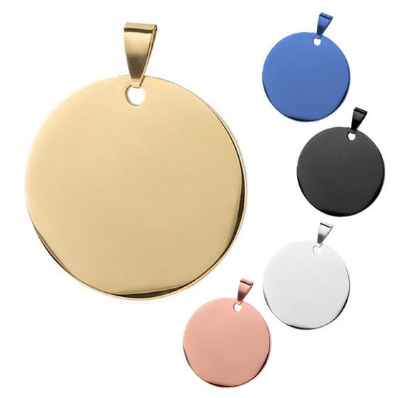 Amazon Cross-Border European and American Stainless Steel Dog Tag Pet Pendant Metal Pet Tag Phone Anti-Lost Engraved Logo