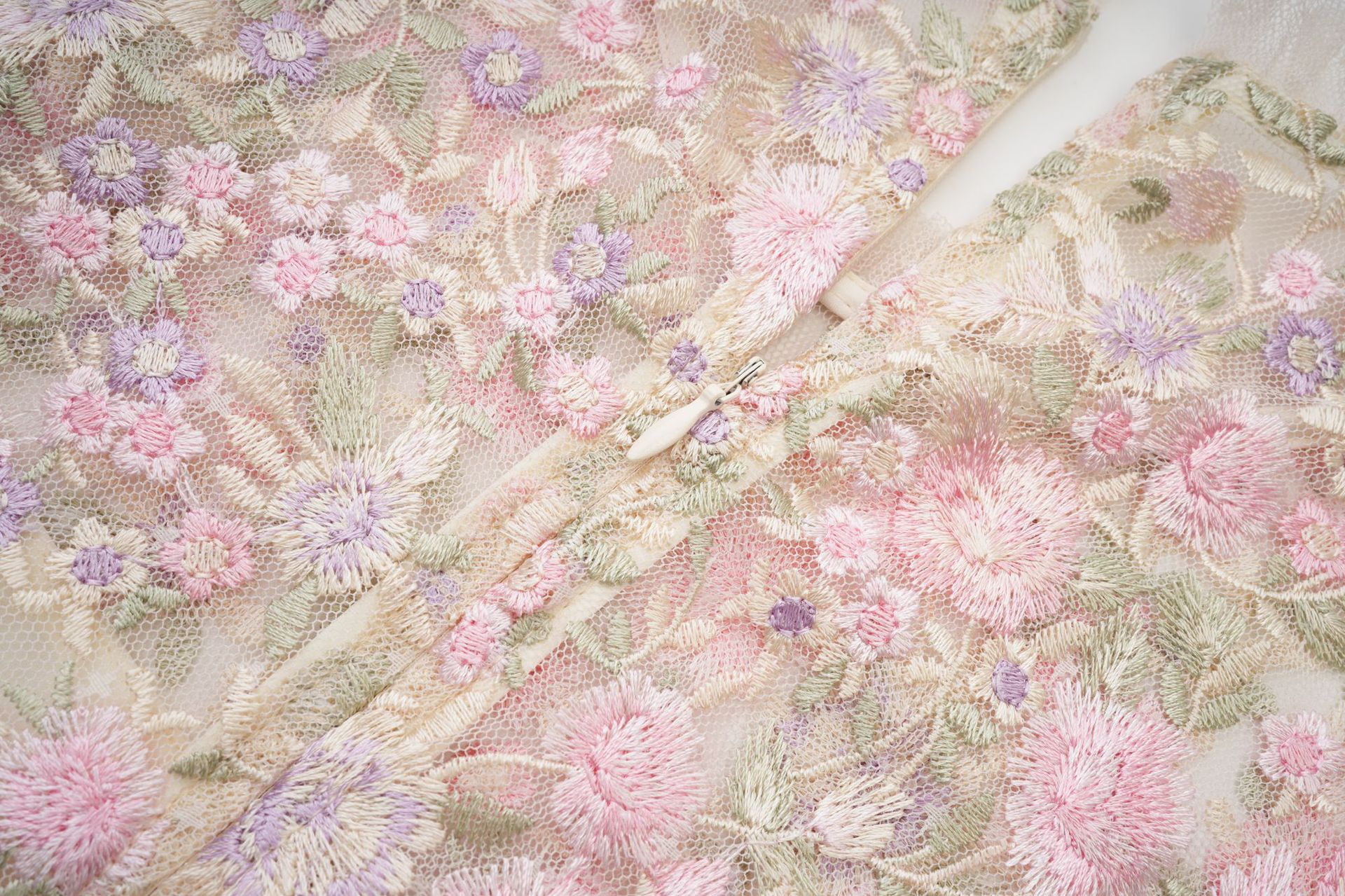 New Chinese-style Cheongsam Sweet And Elegant, Slimming, Floral Mesh Bridesmaid Dress, Party Dress_ecoleips.com
