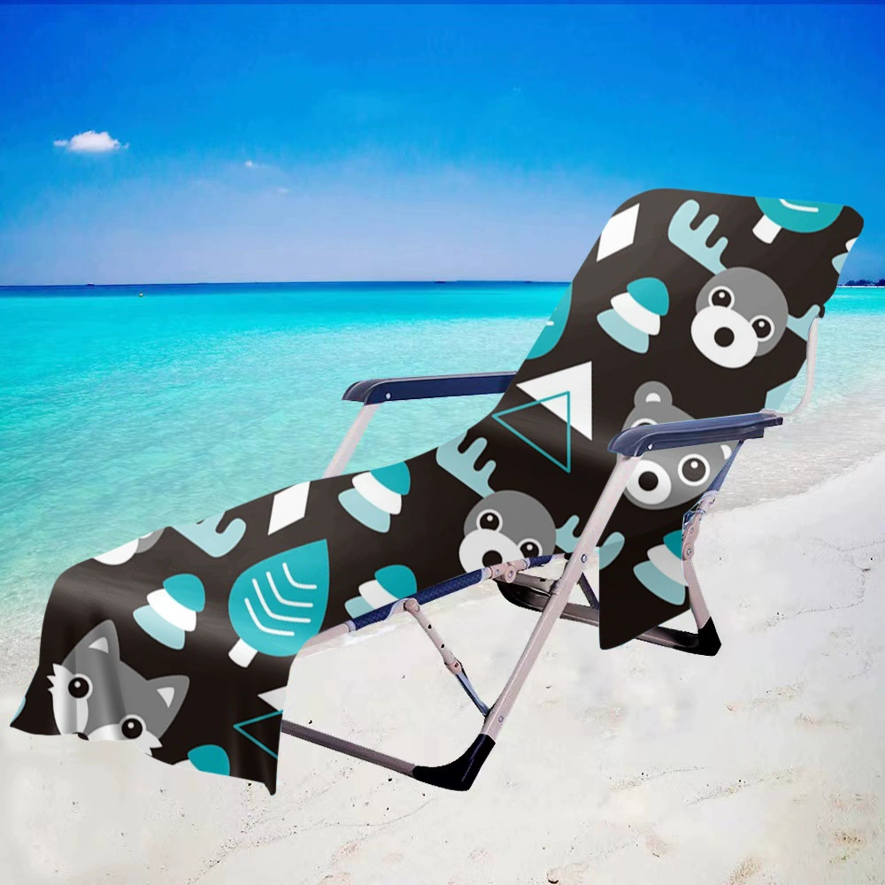 Галстук-краситель пляжный стул крышка шезлонг полотенце пляжное полотенце 3D цифровая печать микрофибры банное полотенце с карманом