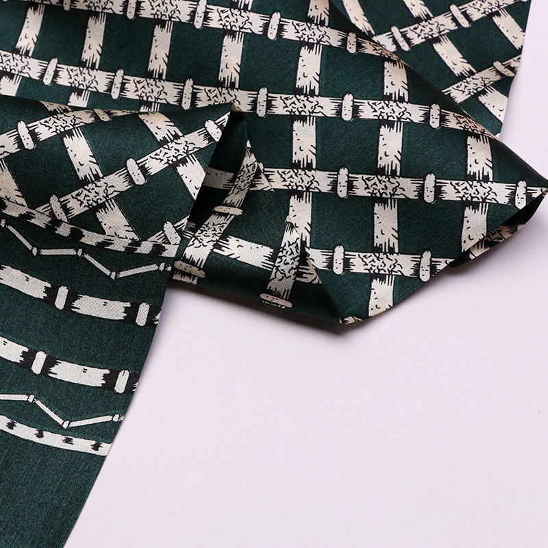 silk long double-sided scarf for leisure