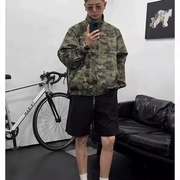 Travel quick dry sports camouflage sun protection clothing, summer jacket, 2025 years