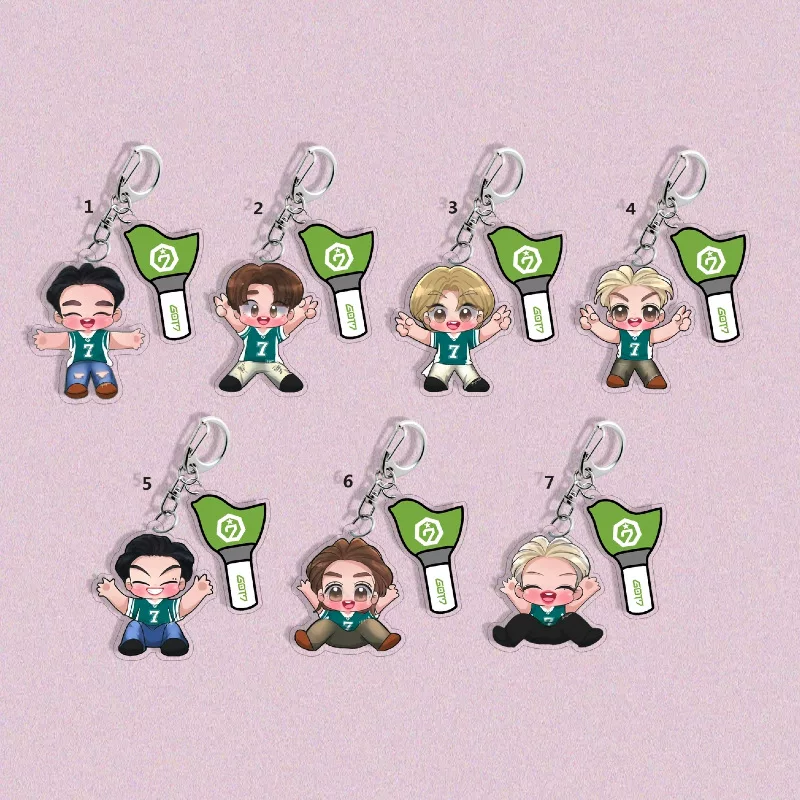 GOT7 периферия птичка, птичка-брелок, Ван Цзяэр, Цуй Жун автомобильный брелок, сувенир-концертный подвес 1241