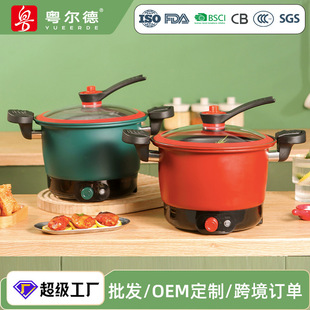 Yuerde Direct Supply Micro-pressure Electric Cooking Pot Shake Tone Explosion Micro-pressure Multi-function Non-stick Electric Heat Frying Braised Micro-pressure Pot