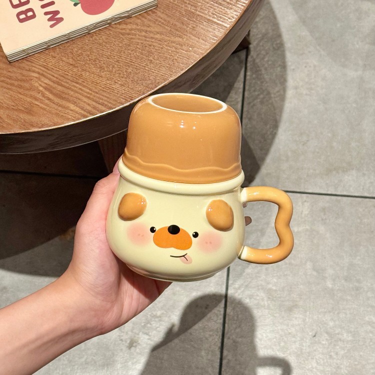 Taza de hervidor de agua - Naughty Puppy (taza + tapa)