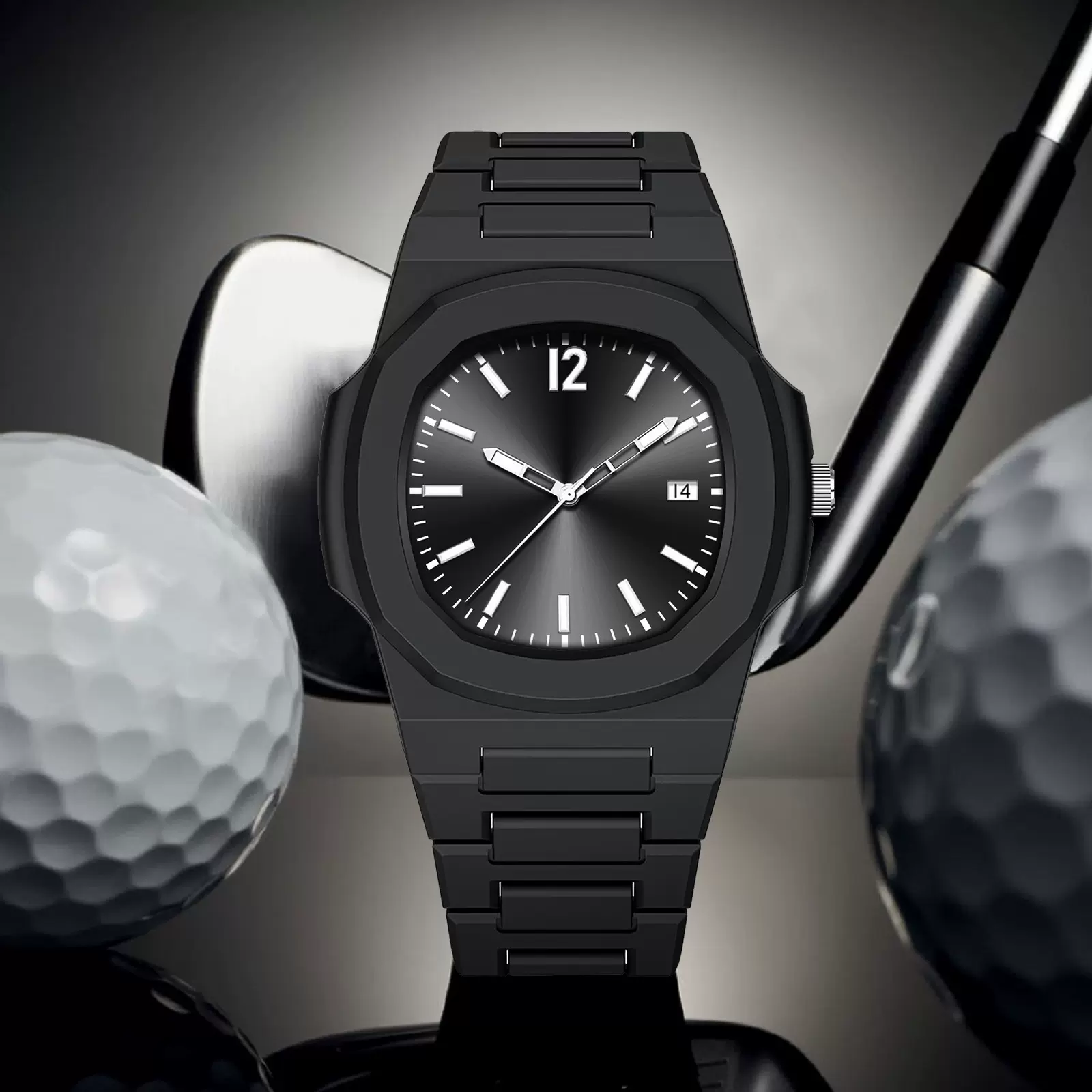 外贸东南亚热卖男款手表简约潮流石英表防水夜光腕表男塑胶表批发