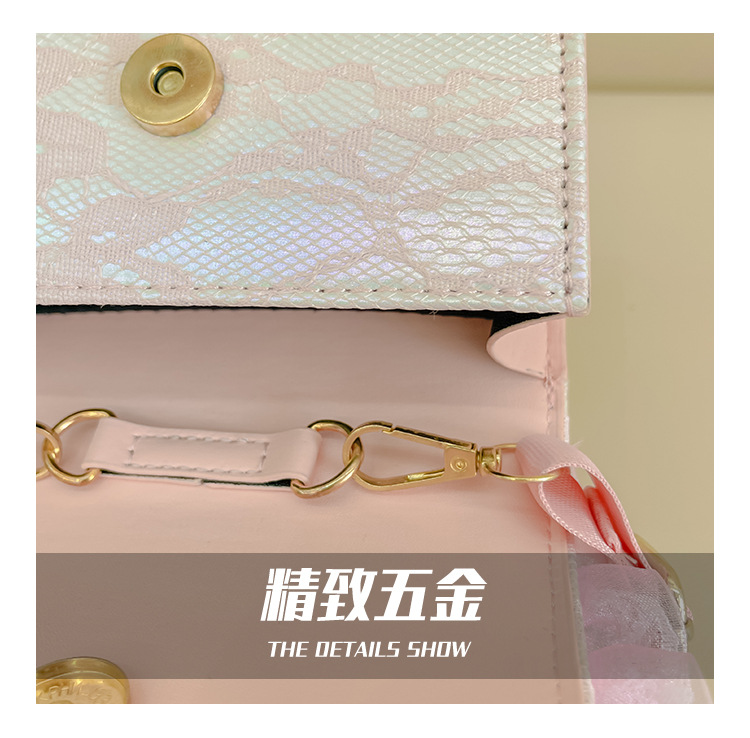Girls' Bag 2022 New Style Fashionable children's cute hand-held shoulder bag Bao Bao Princess crossbody Bag Small square bag undefined