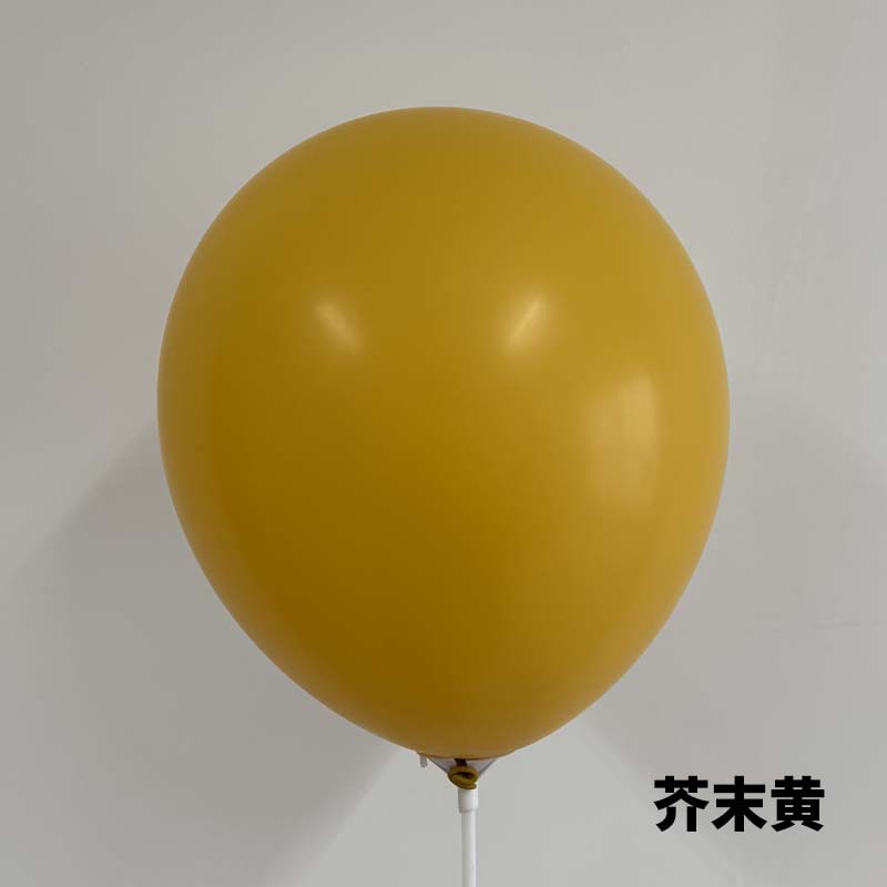2.2g Globo grueso de 10 pulgadas Decoración de fiesta de cumpleaños Globo mate Decoración de boda Globo de látex retro