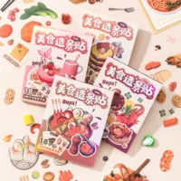 Маленькая мультяшная милая наклейка, детская игрушка, delicacies, ручная работа