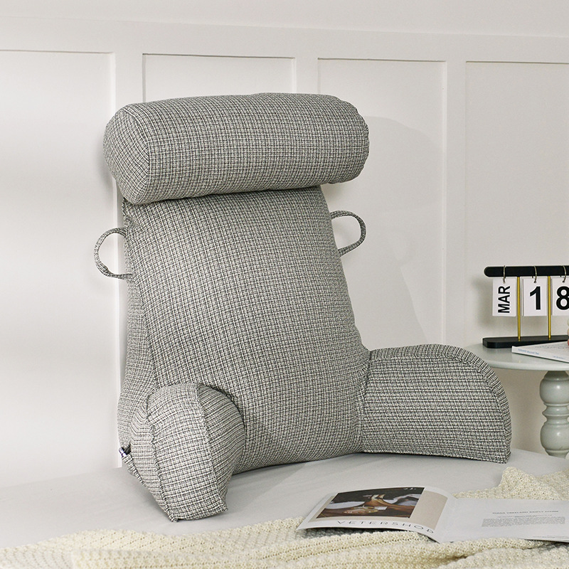 Double Handles Reading and Reading Height Backrest Pregnant Women Nursing Bed Pillow Floating Windowsill Sofa Neck Protection Large Waist Pillow