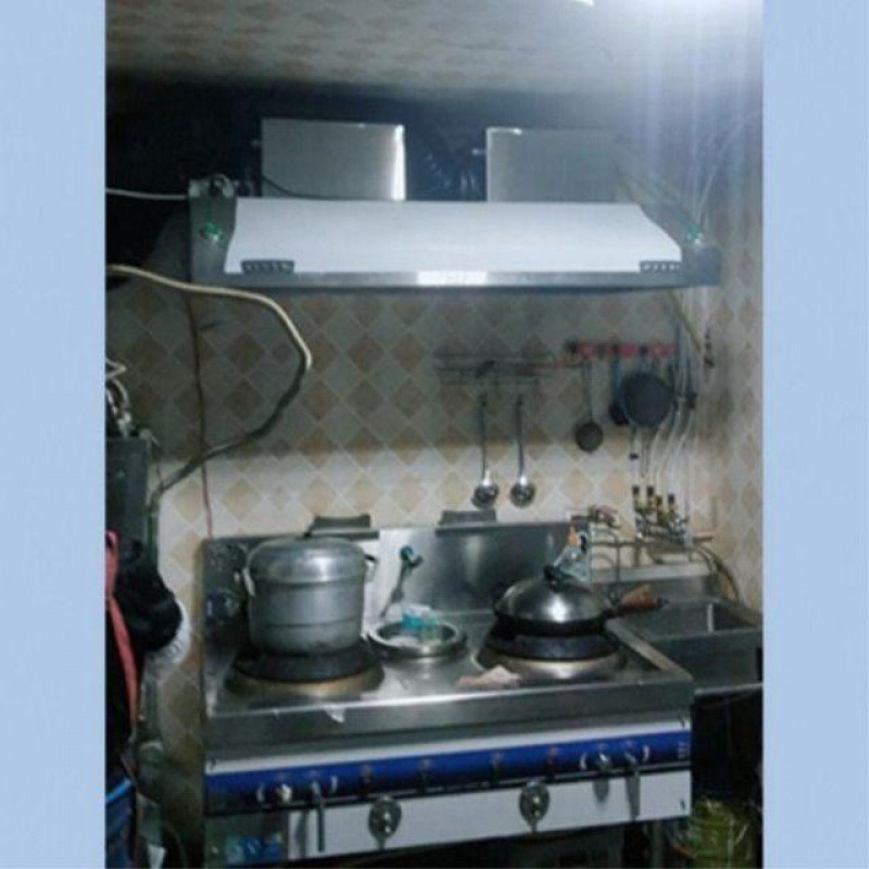 acero inoxidable comercial fogón pequeño restaurante hogar rural estufa de leña cocina gran aspirador fogón