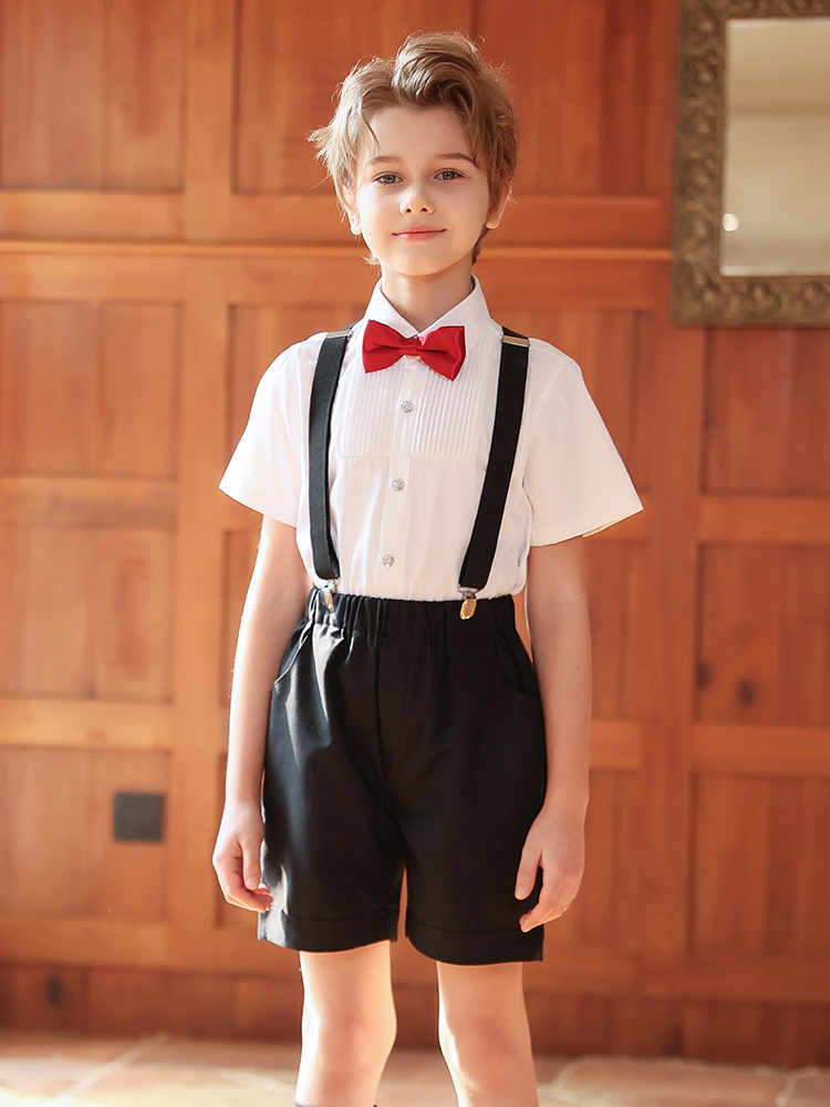 Trajes de coro para niños, trajes de actuación, vestidos de estilo británico para escuelas primarias y secundarias, trajes de actuación para niños y niñas, trajes de babero
