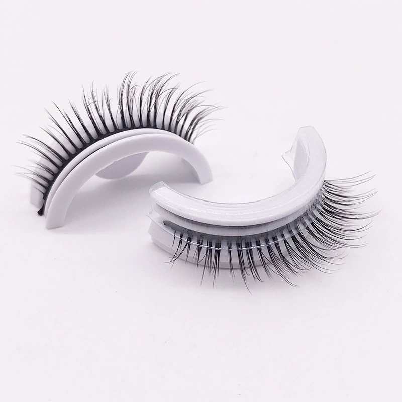 Self-adhesive curling soft dense false eyelashes, 3D