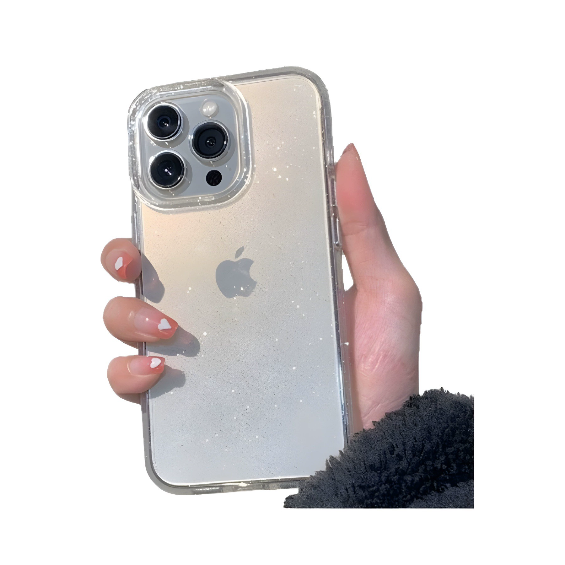 Apple, совместимый прозрачный чехол для телефона, iPhone 15, силиконовый защитный чехол, iphone, 16promax