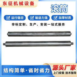 不锈钢滚筒输送机无动力辊筒卸货神器滚筒式分拣机伸缩输送带定制