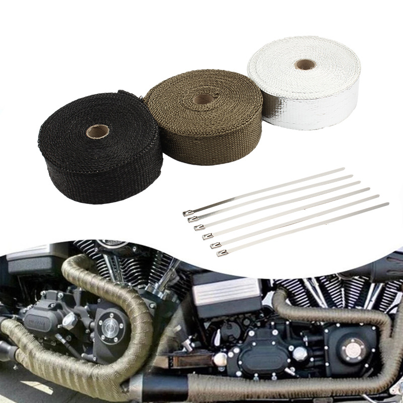 Universal Anti-Scalding Cloth for Car and Motorcycle Exhaust Pipes, Heat-Insulating Sponge, Fire-Proof and Anti-Scalding Banana Fiber Cotton Cloth