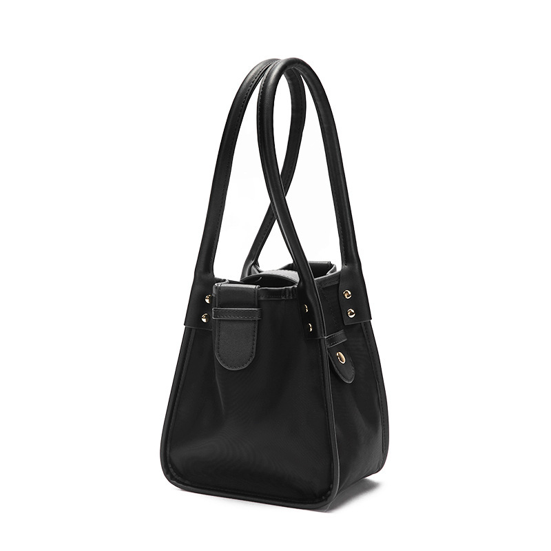 Yuanmoto Liangchang Vegetable Basket Bag Women's Hand Bag Designer's New Style Personalized Nylon Stitching Portable Bucket Bag Trendy