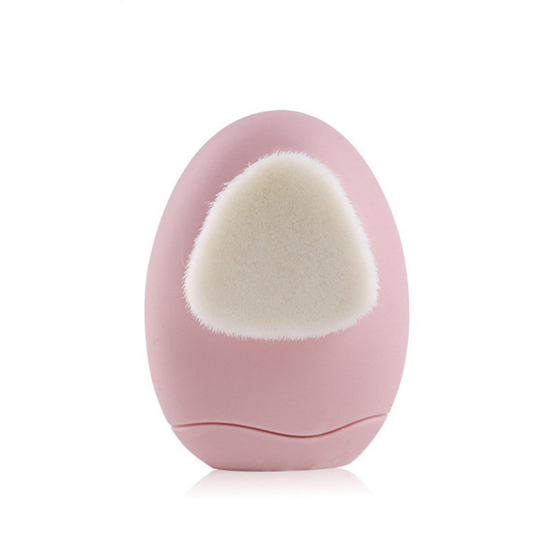 Fábrica de Zhuolia cepillo facial de silicona personalizado cepillo de limpieza facial de doble cara cepillo facial de masaje manual de limpiador de poros cepillo facial