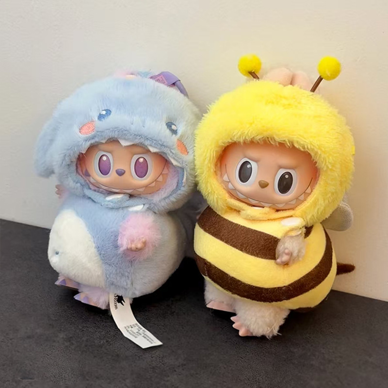 Labubu 第一世代、第二世代、第三世代ゴキブリ服フライドシュリンプスーツ 10 センチメートルベビー服着替えラブブ人形人形アクセサリー|undefined