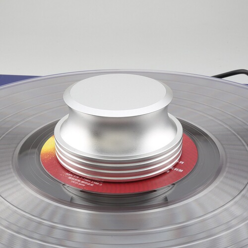 L410S/B Fever LP Black Vinyl Disc Clamper for Aluminum Record Player, Special Disc Clamping Anti-Slip Shock Absorber