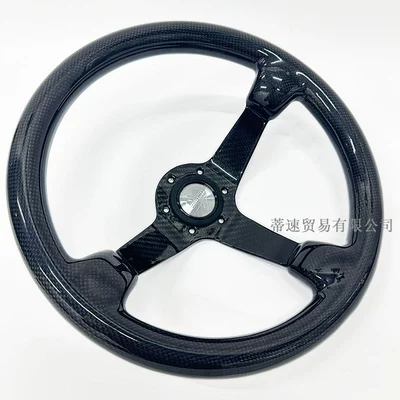 racing drift carbon fiber steering: Steering wheel