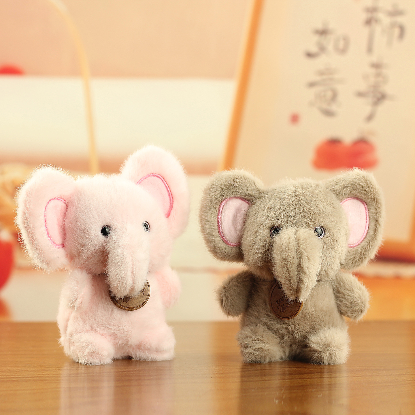 Animal encantador, elefante, juguete de peluche, colgante, muñeca de peluche, juguete de peluche, regalo.
