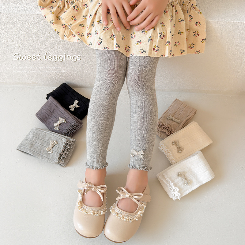 2026 Hot New Girls' Dance Leggings with Rolled Edges, Nine-Point Pants for Outerwear, Versatile, Fashionable, Slimming, Paired with Small Leather Shoes 2026 Hot New Girls' Dance Leggings with Rolled Edges, Nine-Point Pants for Outerwear, Versatile, Fashionable, Slimming, Paired with Small Leather Shoes