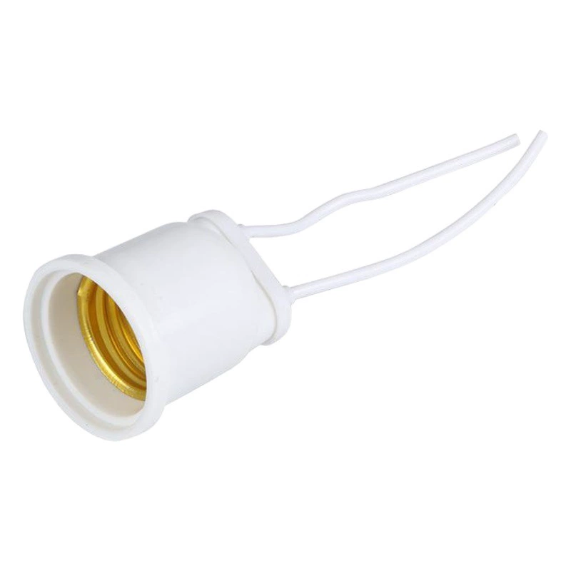 Внешняя торговля черно-белый винтовой патрон для лампы E27 подвесной винтовой патрон e27 с проволочным водонепроницаемым патроном для лампы