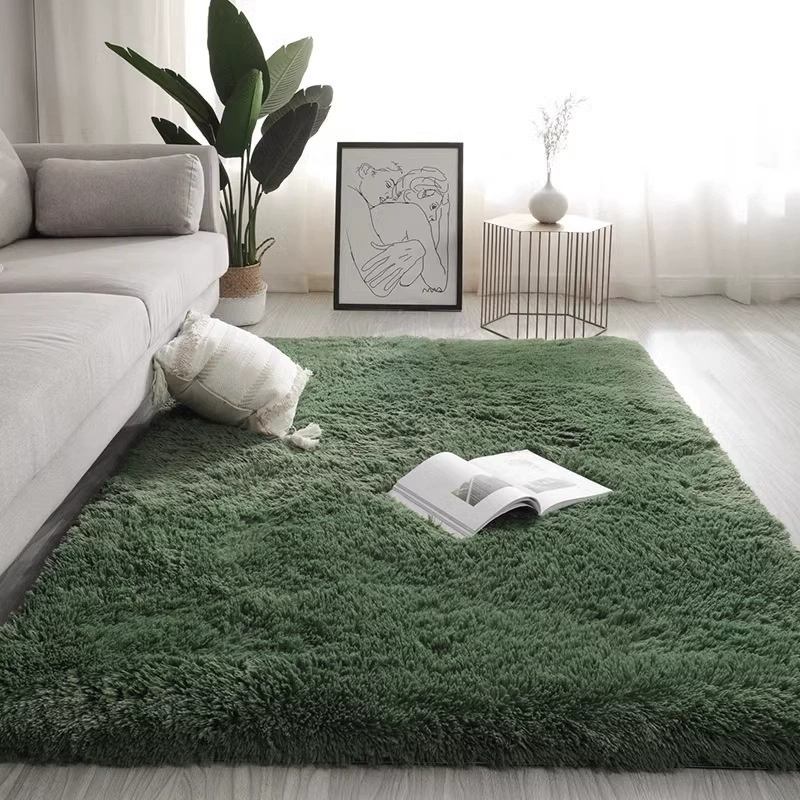 Long‑pile tie‑dye velvet rug, 4.5 cm pile, multicolor, sizes 40×60–60×90 cm