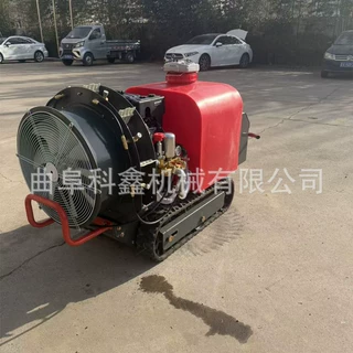 柑橘园蓝莓喷雾机 果园自走式喷药机 KX-120L远程遥控履带打药机