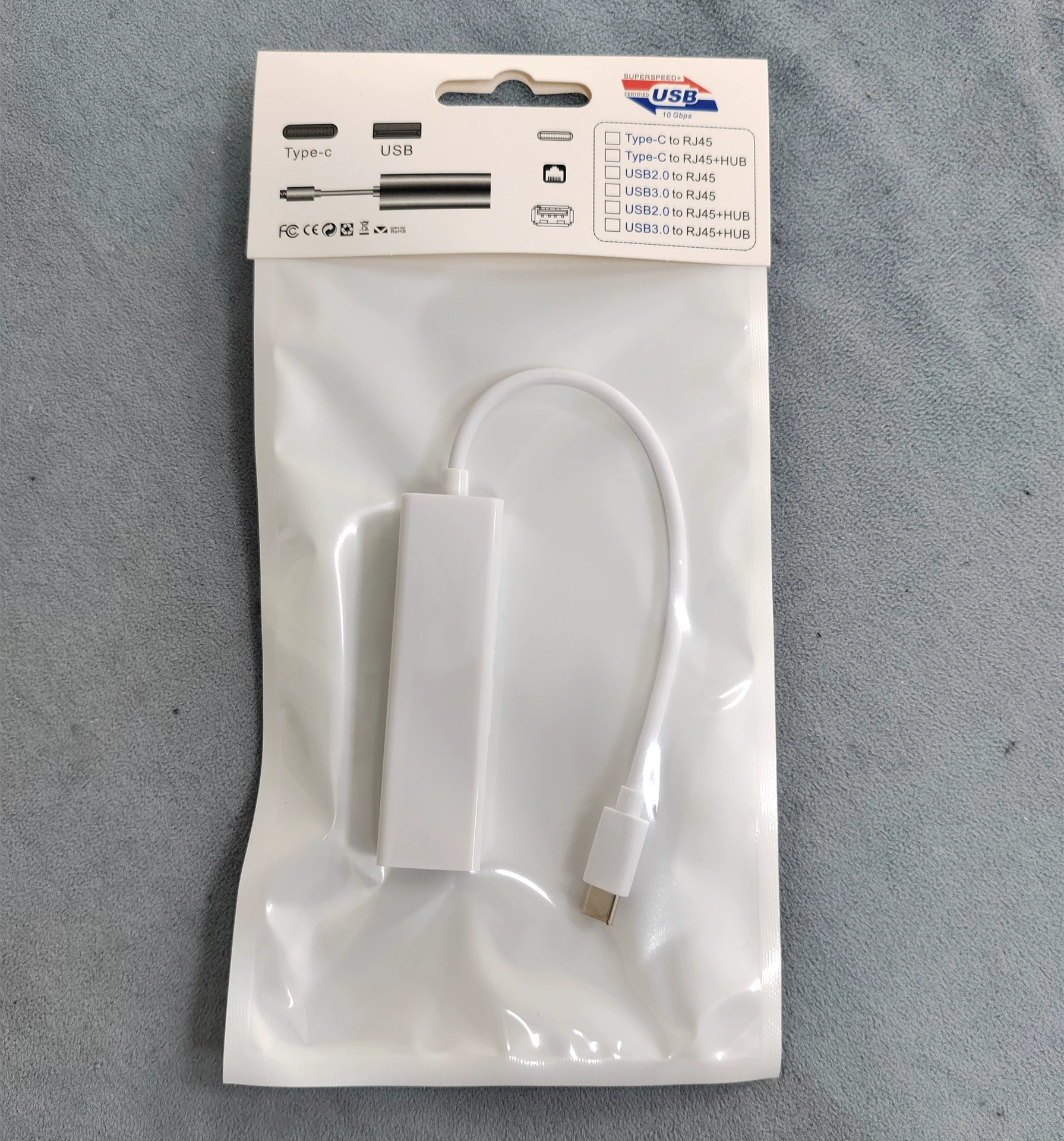 USB 100M.com карта RJ45+Hub USB2.0 сетевой карт-хаб тип-C 100M.com порт USB-C_TO_HUB