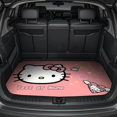 Avtomobil döşəmə paspasları dust-proof, non-slip, easy to maintain - sanrio-trunk-14-75100cmcrystal-velvet