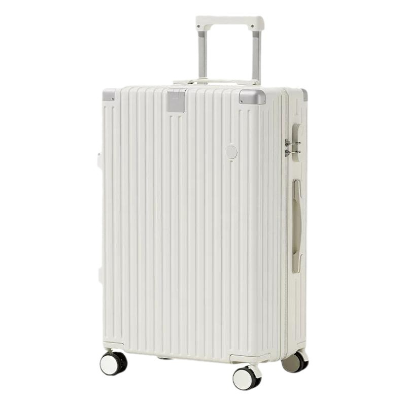 20 pulgadas, maletero y mujer, maleta roja ultra silenciosa, robusta y duradera, 24 contraseñas de viaje, maleta de embarque de cuero.